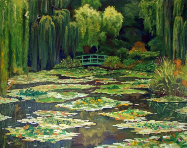 Paisagem de Giverny Verde