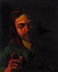 Face de Cristo - de Caravaggio