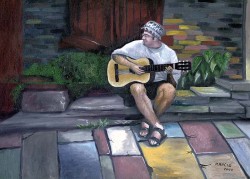 Retrato de Clayton Castilho em São Thomé das Letras