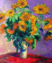 Vaso de Girassois - Monet
